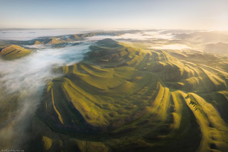 долгие горы, оренбуржье, степь, природа оренбургской области, южный урал, зеленые холмы, степной пейзаж \