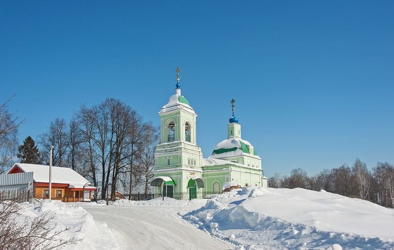 Церковь Троицы Живоначальной в Рязанцах фото превью