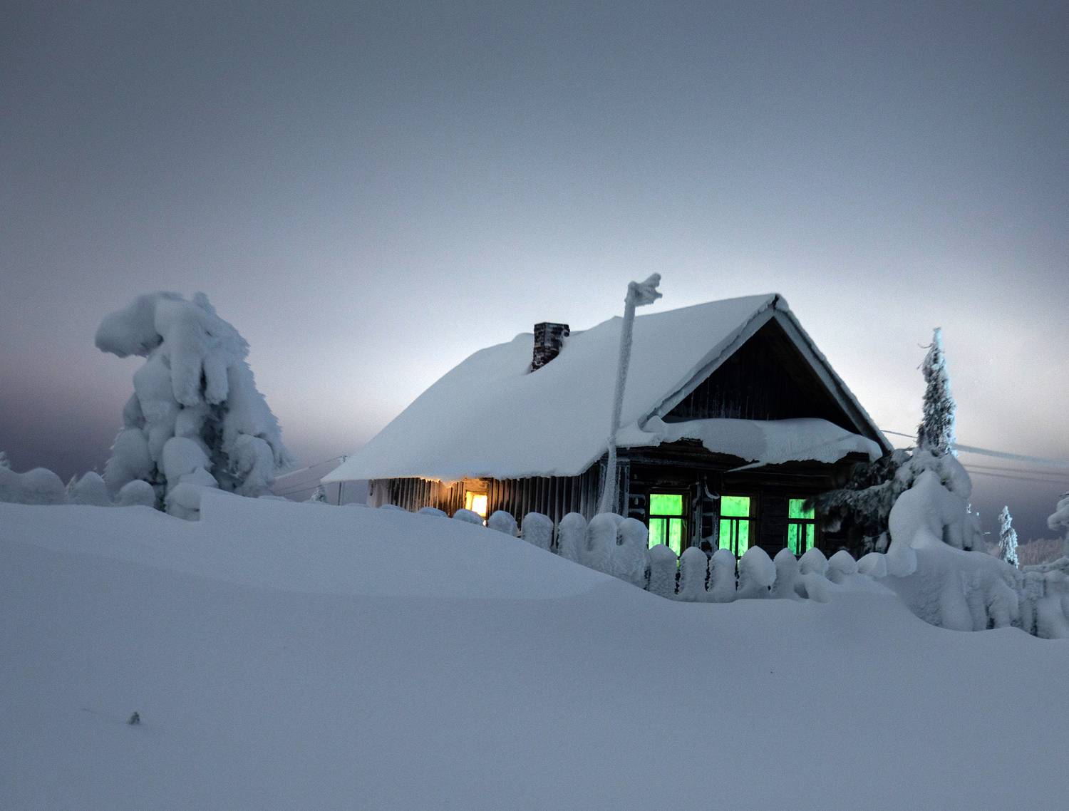 пермский край, урал, зима, деревня, Павел Ващенков