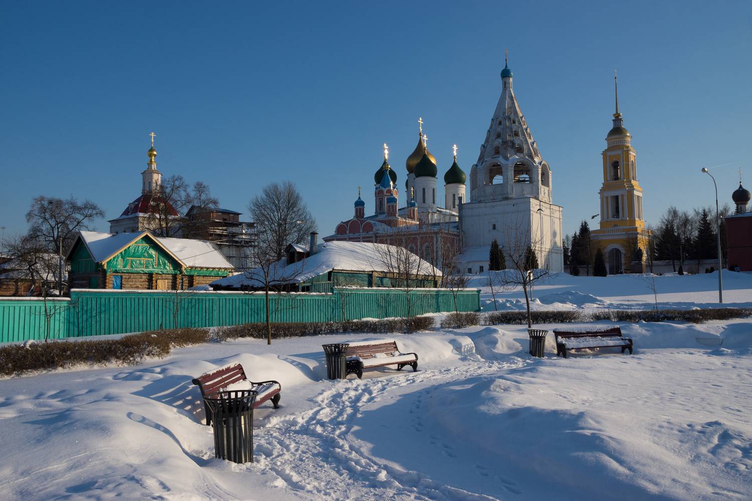 коломна, кремль, соборная площадь, Колеснева Елена