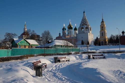 Коломенский Кремль. Вид на Соборную площадь