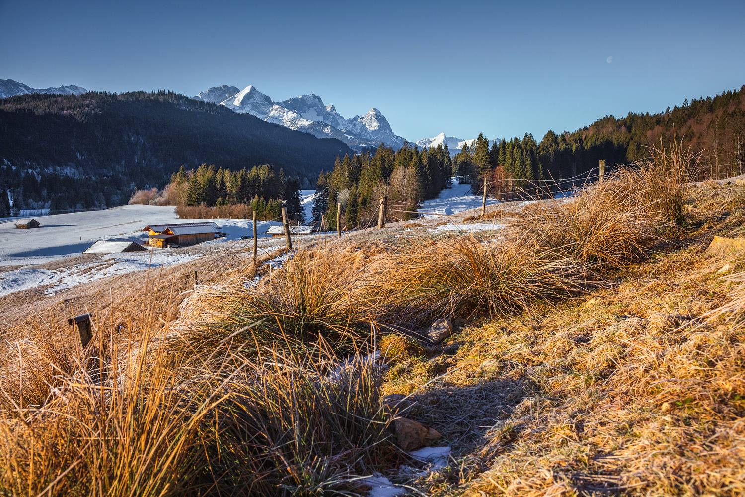 alps, mountains, germany, winter, see, lake, deutschland, wagenbr&uuml;chsee, geroldsee, morning, sunrise,  Gregor