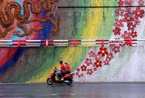 The Hanoi Ceramic Mosaic Mural 