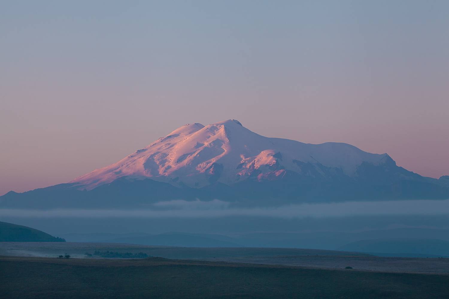 кавказ, эльбрус, рассвет., Сергей Захаров.