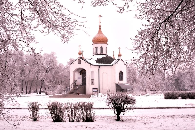 храм, часовня, красноярск Храм-часовня в честь преподобного Илии Муромского фото превью
