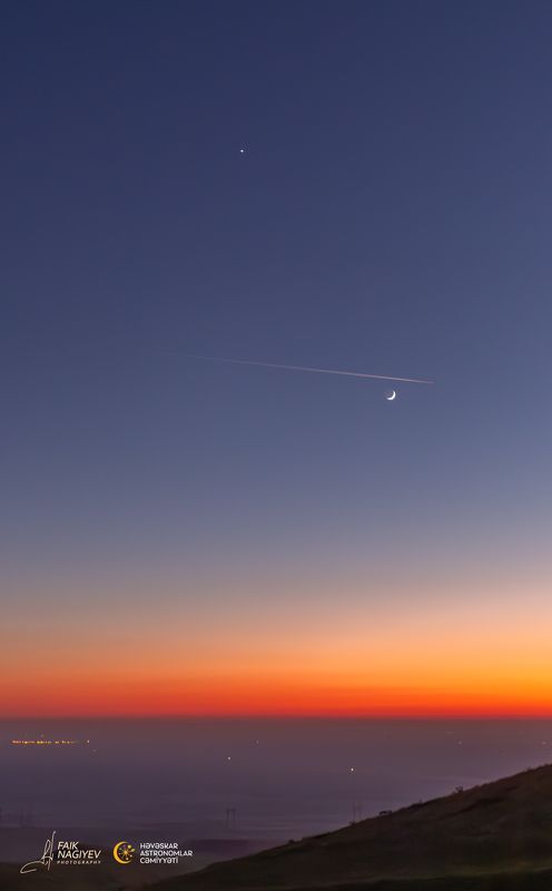 Пролетая между Венерой и Луной фото превью