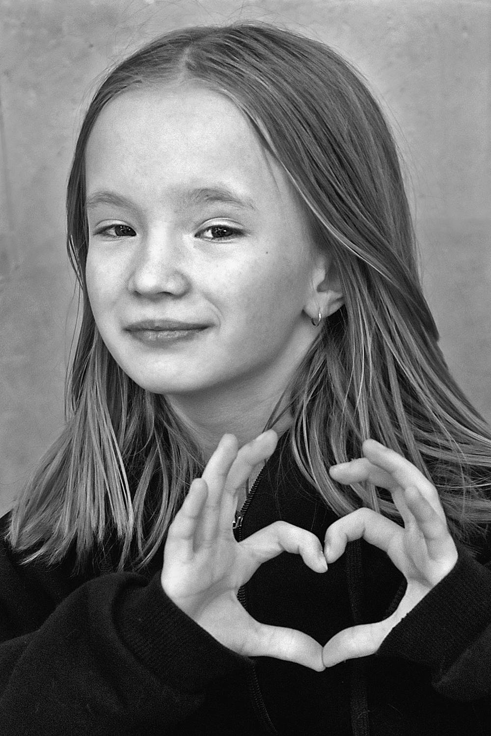 портрет, дети, чб, апатиты, Николай Смоляк