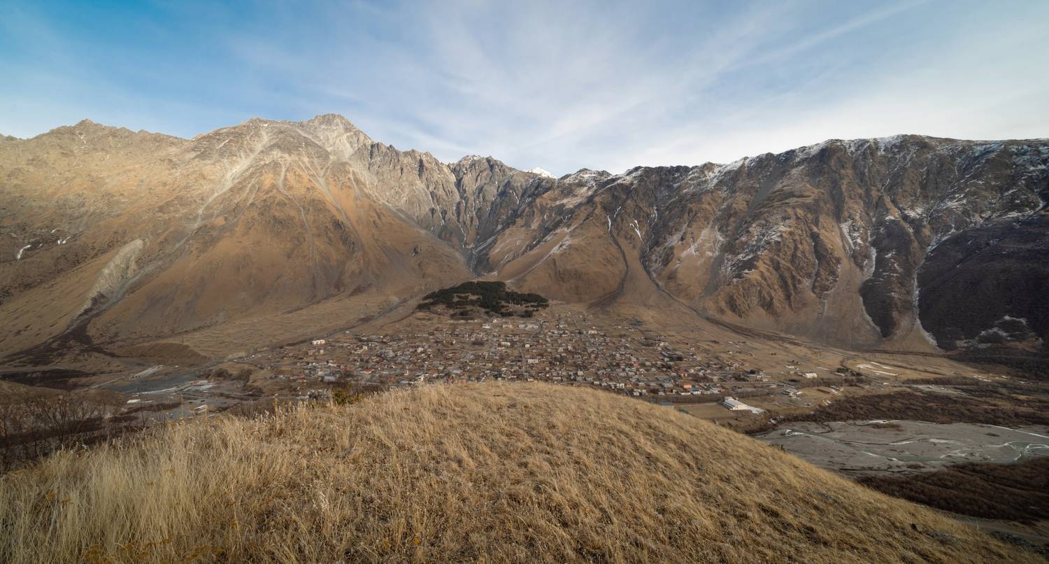 Грузия, Казбеги, Степанцминда, Дарьяльское ущелье, река Терек, სტეფანწმინდა, georgia, , Гаврилов Юрий