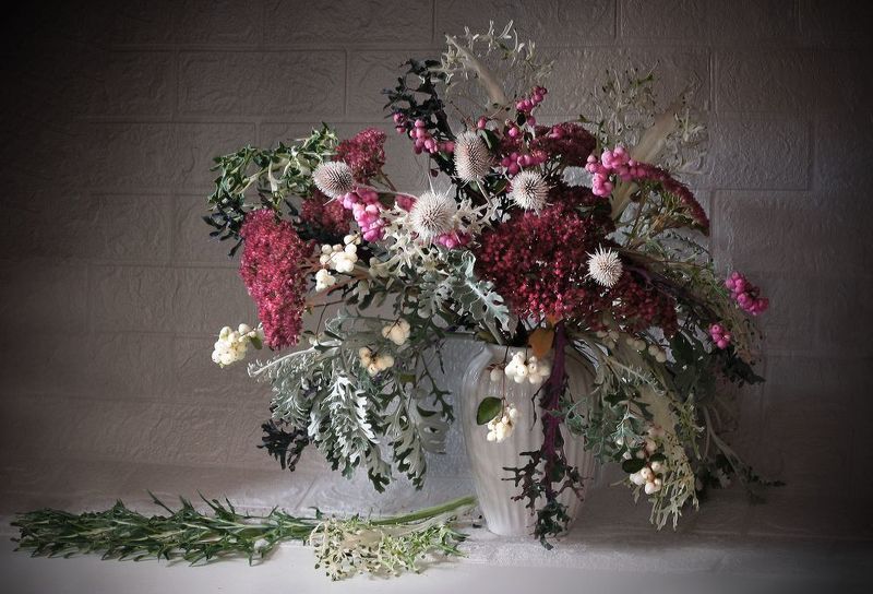 Букет из поздней осени фото превью