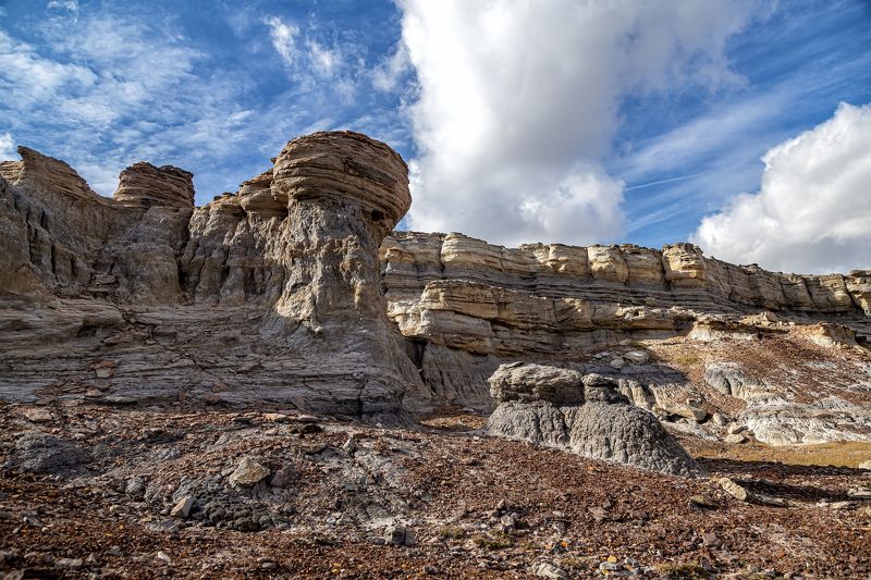 Айракты, Бозжира, Кокосем, Кокесем, Казахстан, Мангистау, Каньон, Тузбаир, отражение, Клыки, Корабль, Бокты, Лензбол, Арка, Закат, рассвет, день, пейзаж, долина шаров, яйца динозавров, Шергала, Тетис, Тирамису, Устюрт, Национальный парк, нацпарк, тучи, об Кокала фото превью