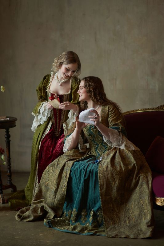 исторический портрет, женский портрет, постановочная фотография, тематическая фотосессия, художественная фотография, portrait, art photo The Love Letter фото превью