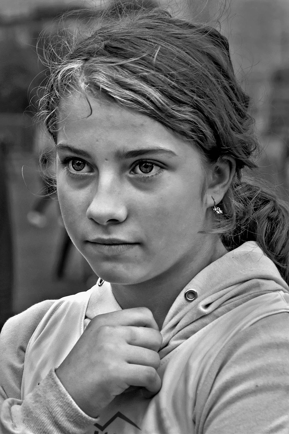 портрет, дети, чб, апатиты, Николай Смоляк