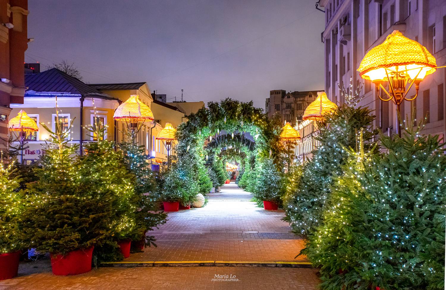 москва арбат огнибольшогогорода зимняясказка сказкавгороде рождество, Maria Lo