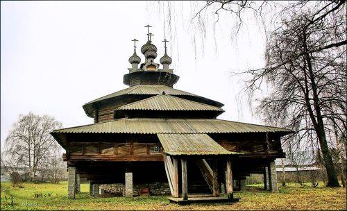 Церковь Собора Богородицы из села Холм. 1552 г Кострома