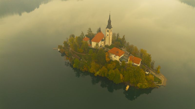 блед, озеро, словения, bled, slovenia, пейзаж, триглав, альпы, Озеро Блед фото превью