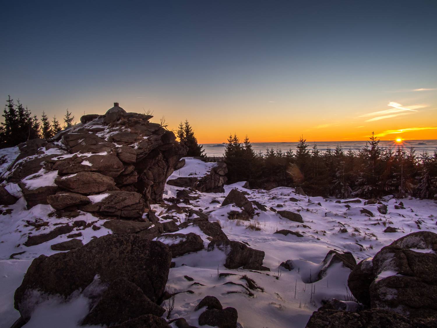 czech,czechia,czech republic,ore mountains,winter,snow,landscape,sunrise,, Slavom&iacute;r Gajdo&scaron;