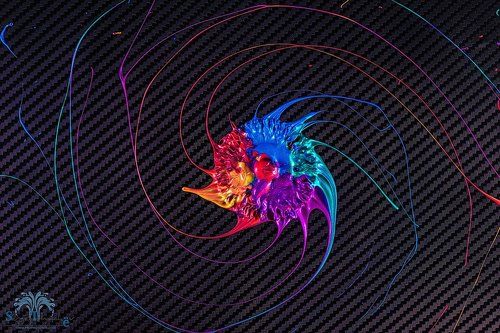 Разноцветная галактика