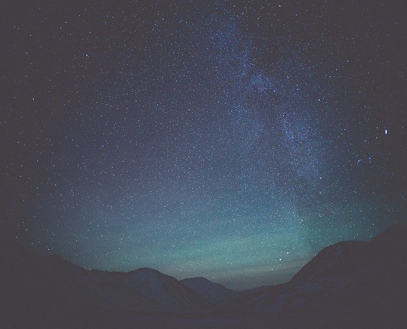 ночь, звезды, Млечный путь Бесконечность над Чукоткой фото превью