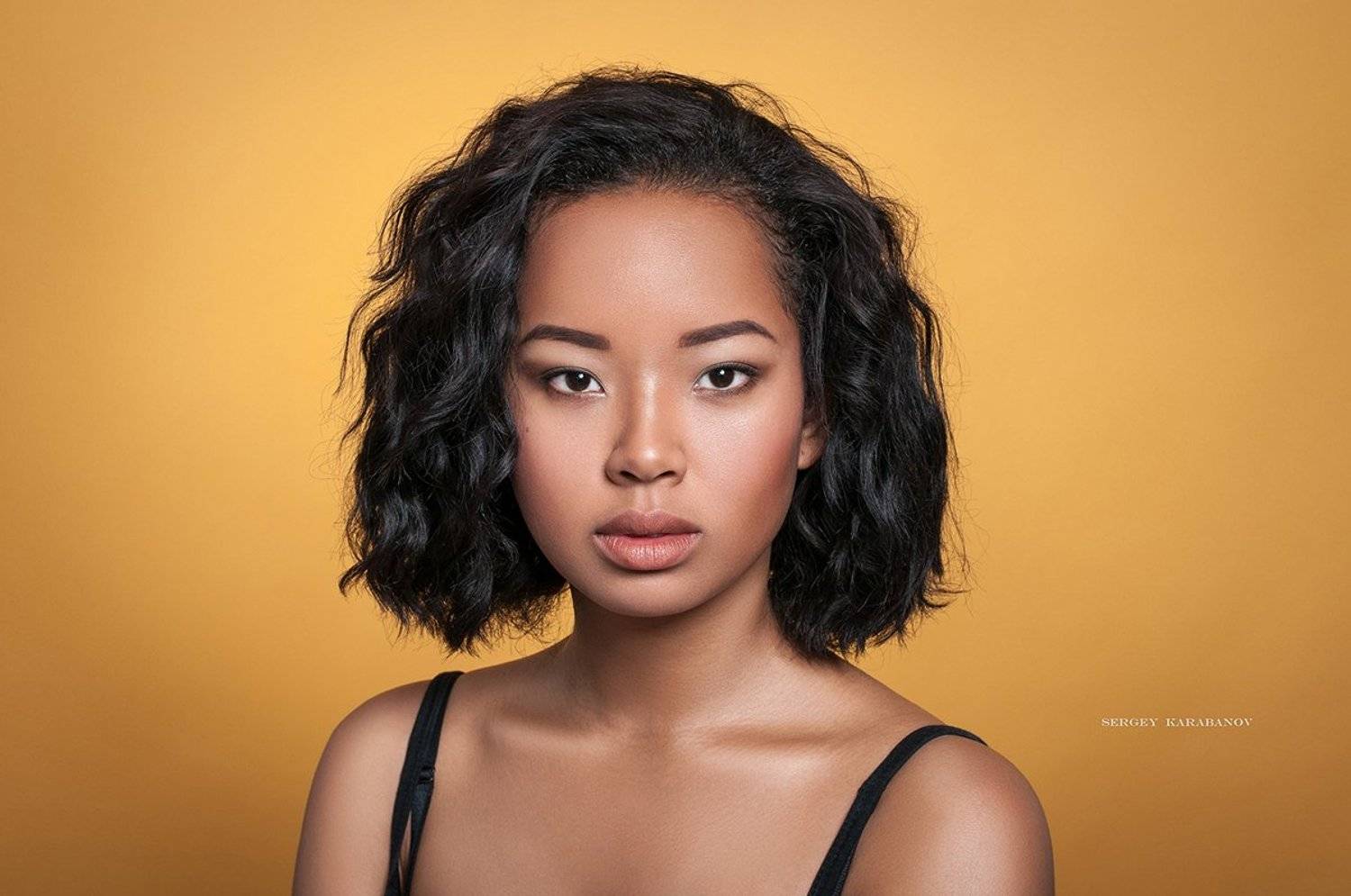портрет, девушка, мулатка, бьюти, студия, Сергей Карабанов