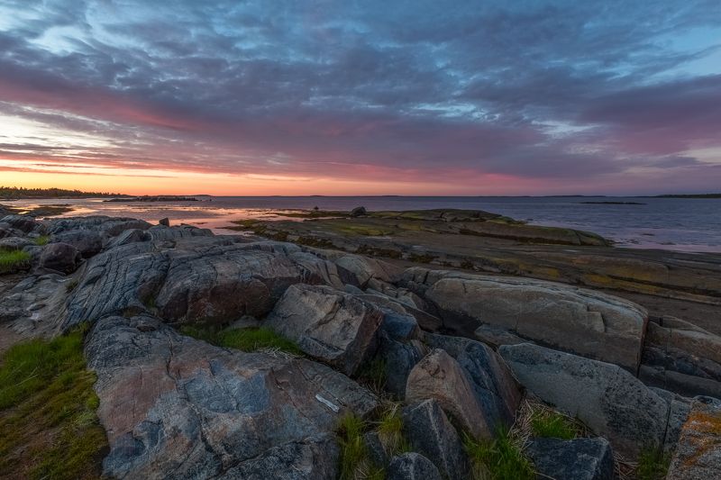 Белая ночь Белого моря. фото превью