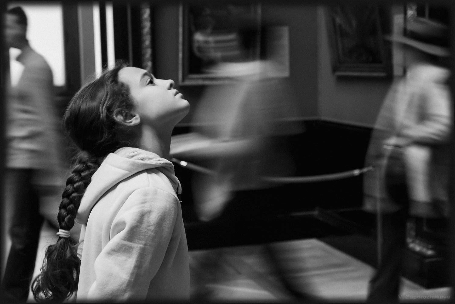 жанр, люди, музей, монохром, Виктория