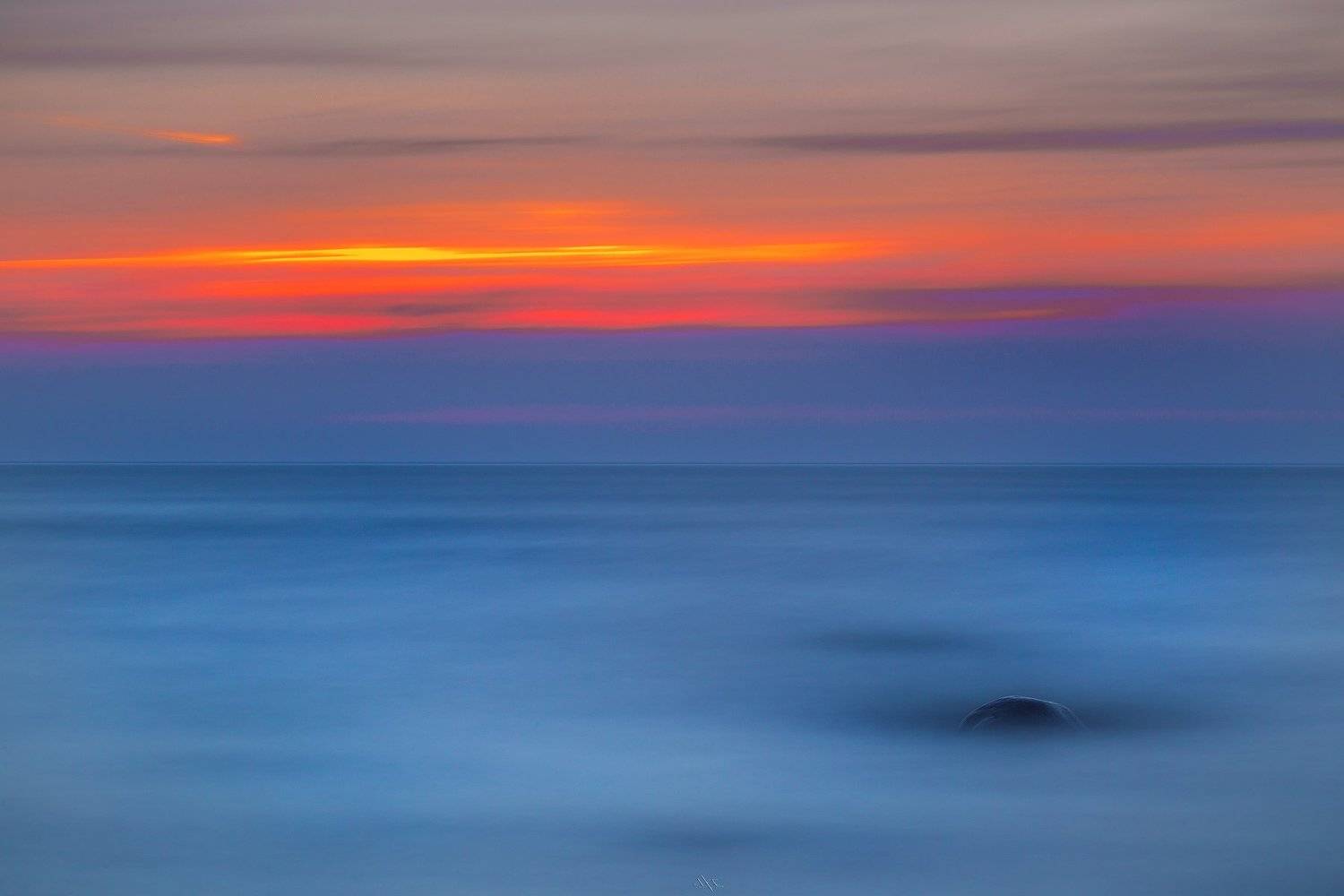 Baltic Sea, Colors, Lithuania, Long exposure, Sunset, Руслан Болгов (Axe)