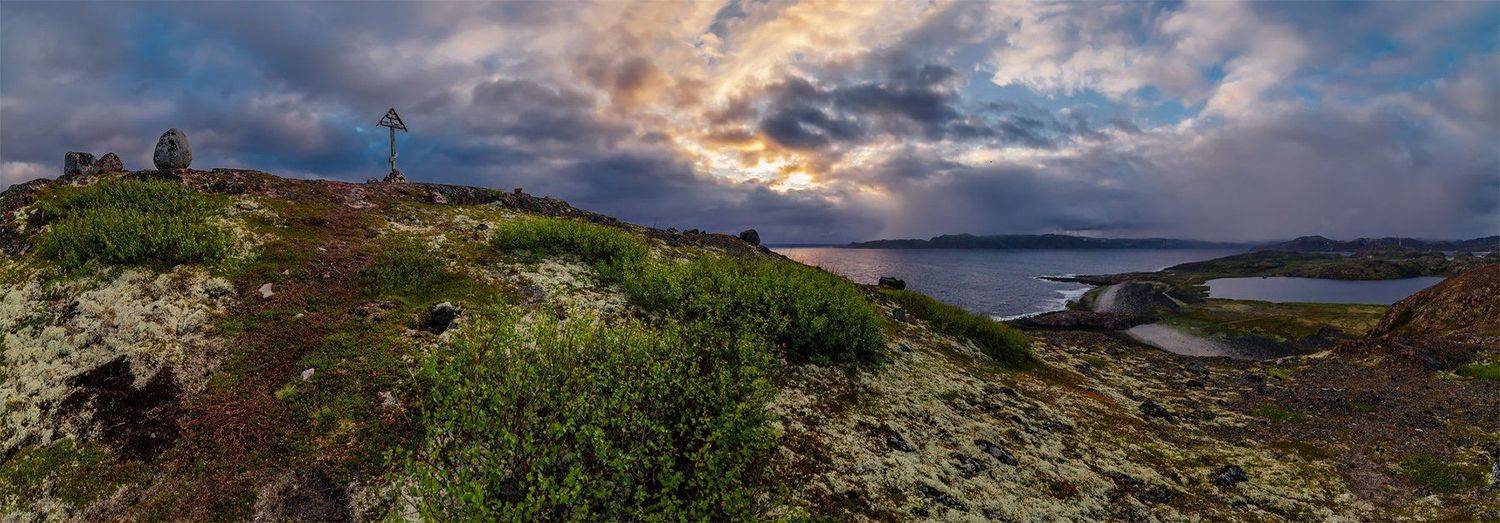 Кольский п-ов, Море, Панорама, Пейзаж, Природа, Север, Териберка, Альберт Беляев