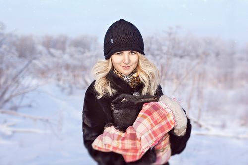 Лида и кролик