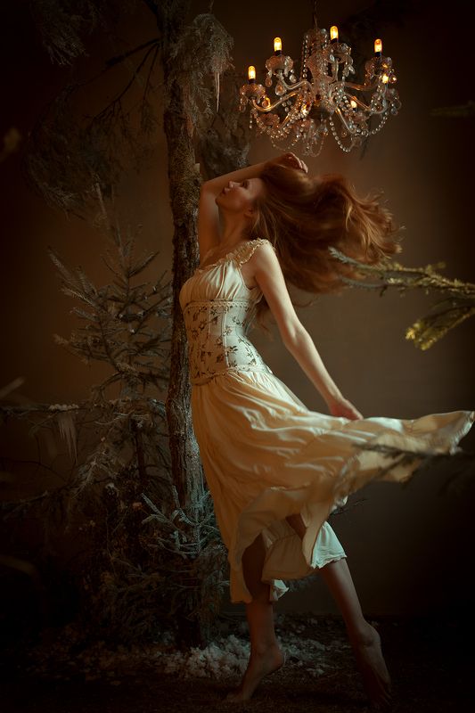 Зимний лес фото превью