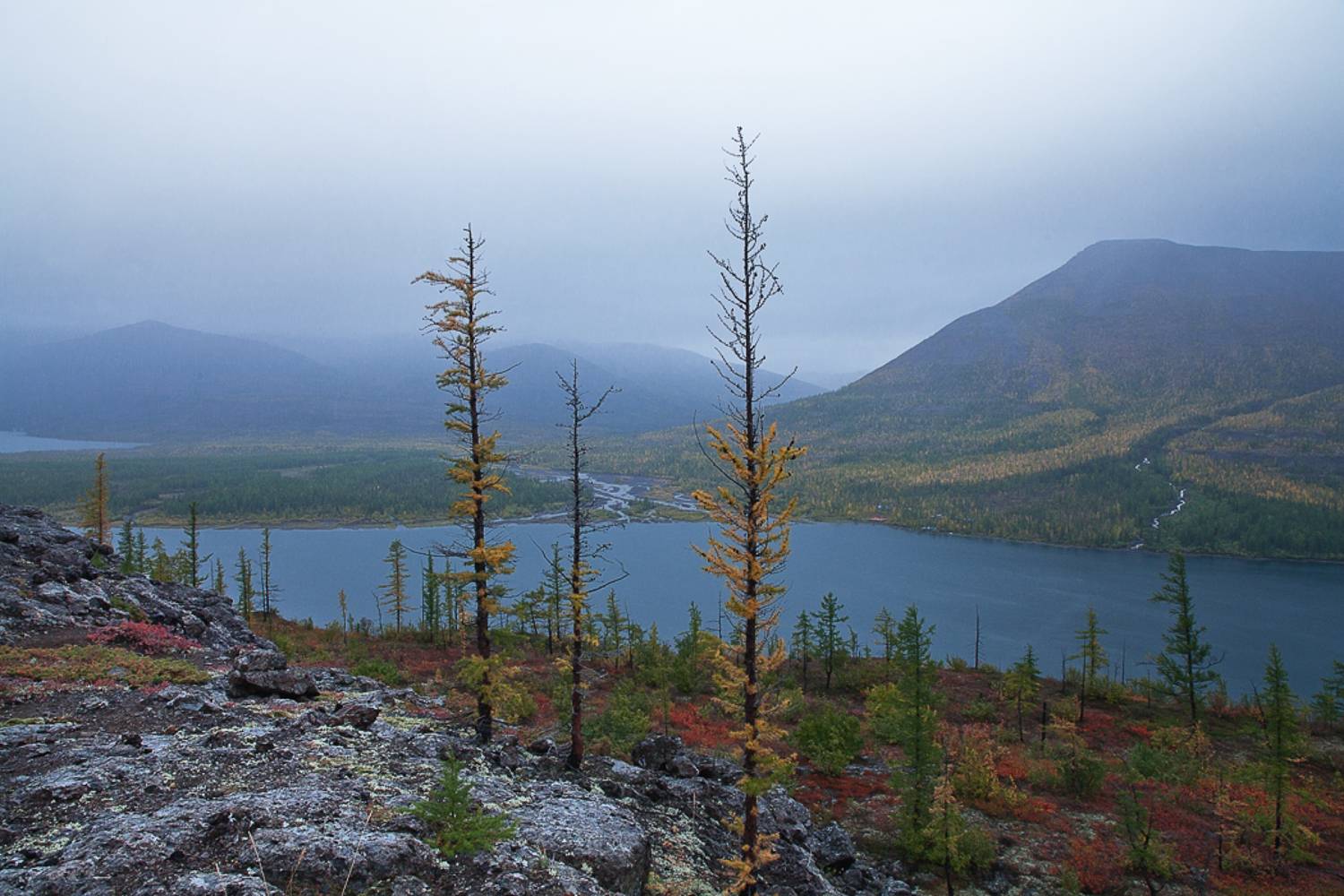 таймыр., красноярский край, плато путорана. озеро капчук ,осень., Сергей Захаров.