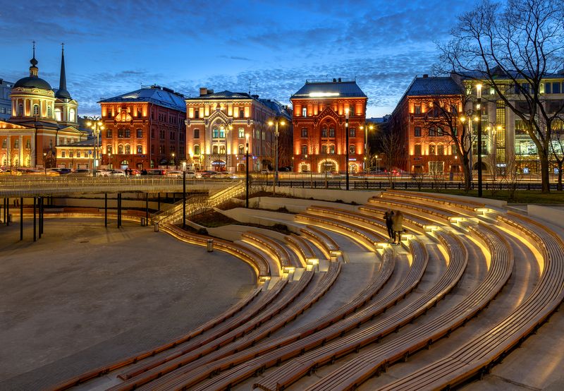 москва, город, вечер Москва. Вечер фото превью
