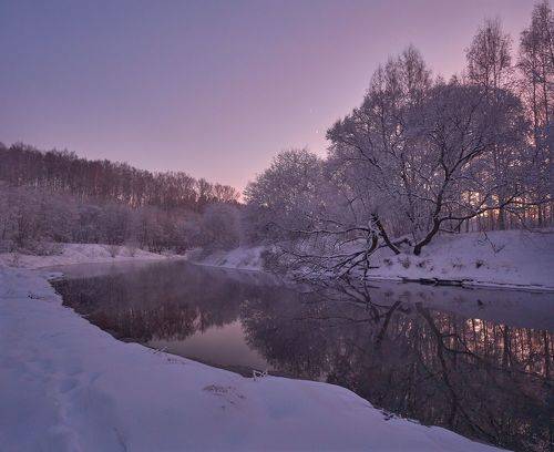 Январский вечер на Воре