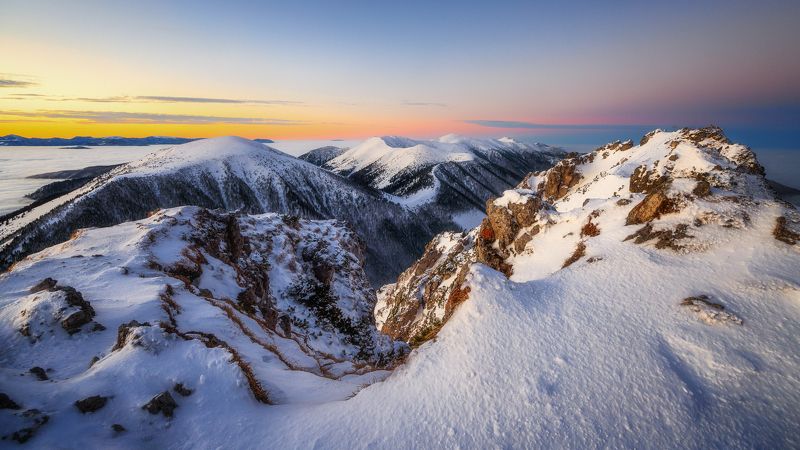 morning sunrise Sunrise in Mala Fatra фото превью