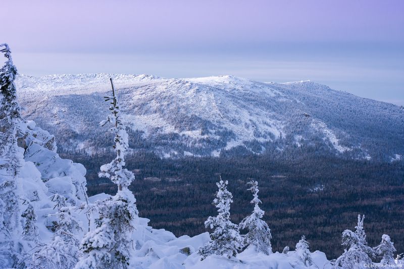 пейзаж, урал, горы, зима, таганай Дальний Таганай фото превью