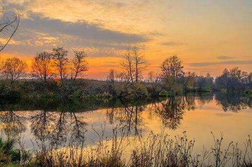Вечер в октябре.
