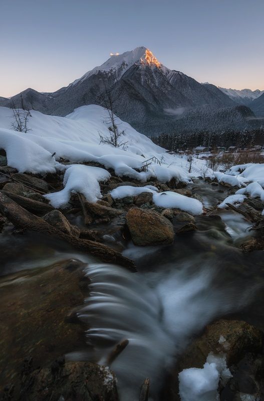 северный кавказ, карачаево черкесия, архыз, Архыз. В начале зимы фото превью