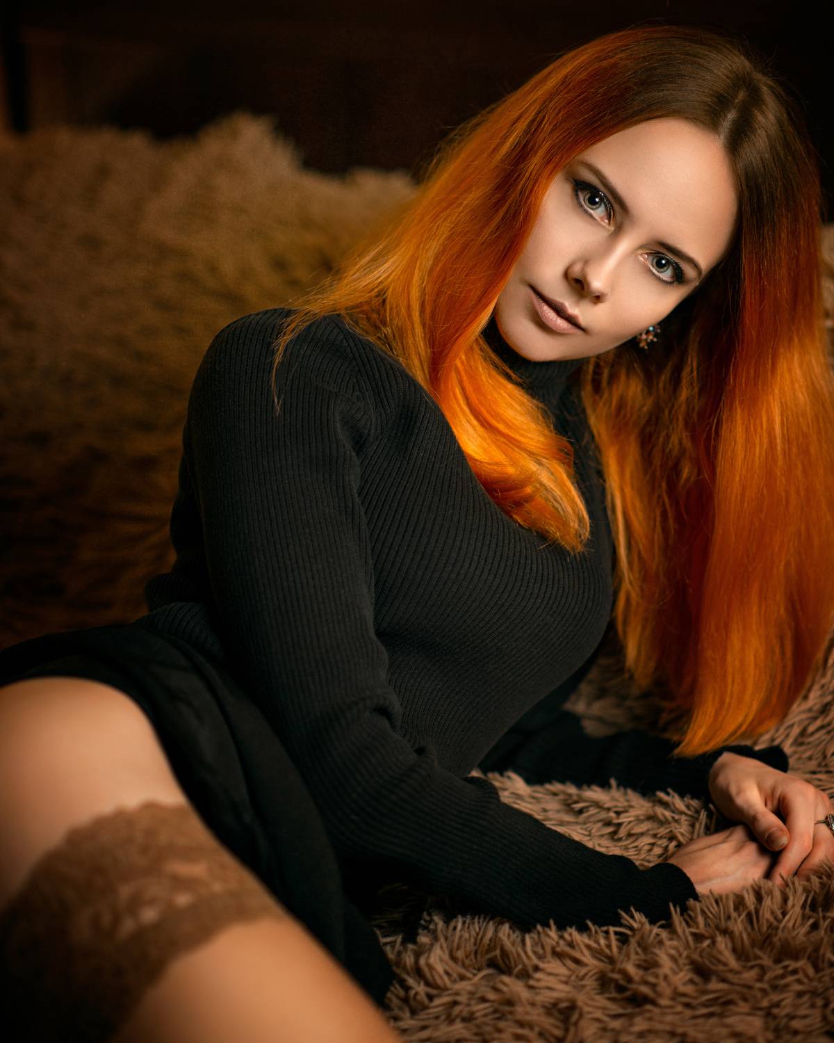 girl, model,hot, studio, portrait, black, light, young, summer, sexy, Максимов Станислав