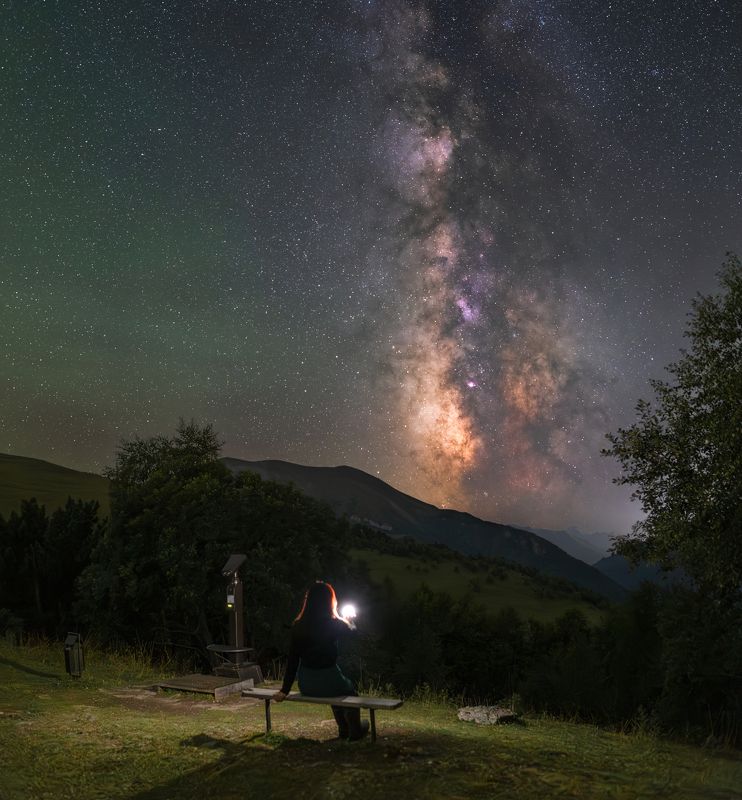 Созерцая звездное небо фото превью