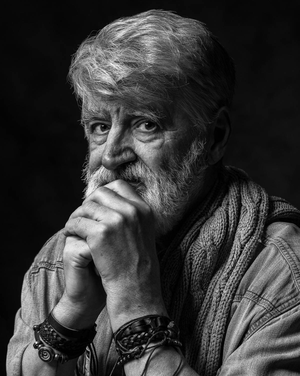 портрет мужской портрет взгляд чб, Антон Тимошевский