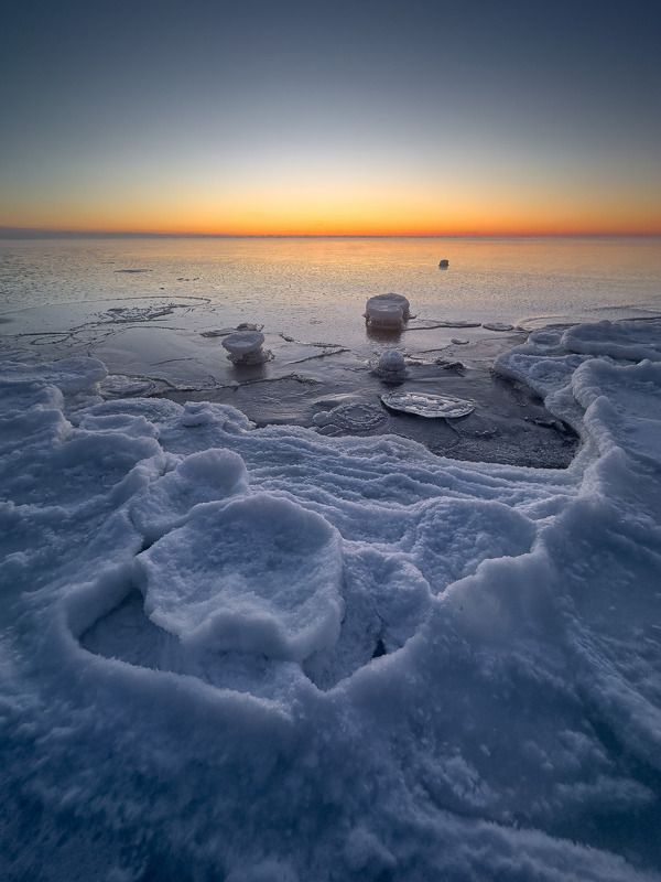 Зимний вечер фото превью