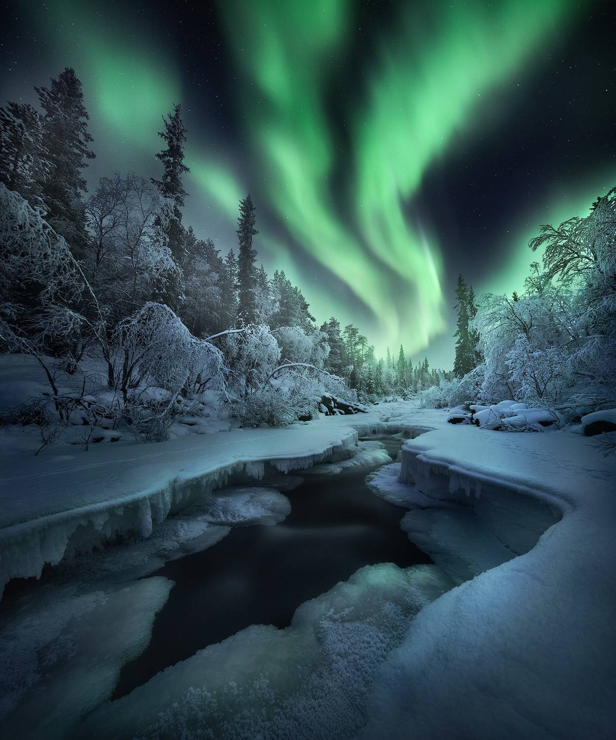 кольский, север, северное сияние, Королев Сергей