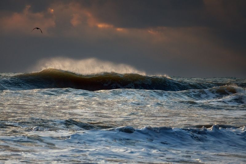шторм, волны, море, туапсе Волнение Черного моря. фото превью