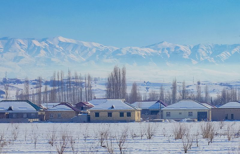 снимок по дороге на чимган  фото превью