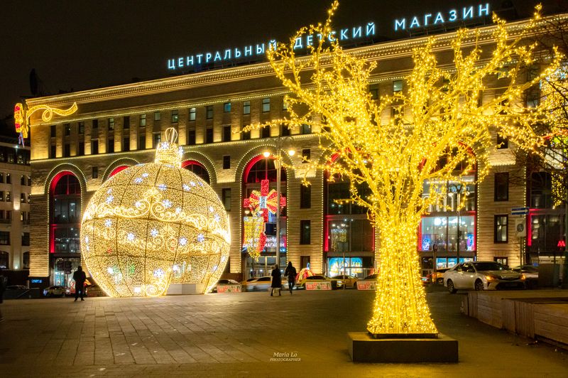 москва огнибольшогогорода зимняясказка сказкавгороде рождество зима  фото превью