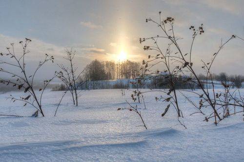 закат в г. Чердынь
