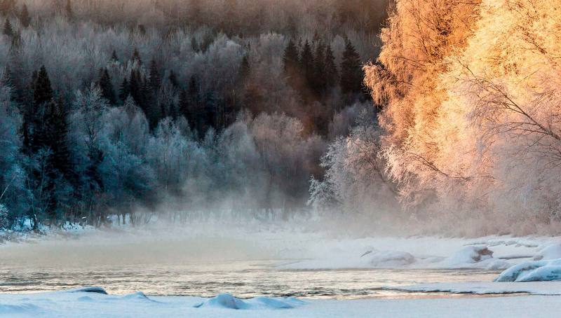 Не всякая вода замерзает при минус 36! фото превью
