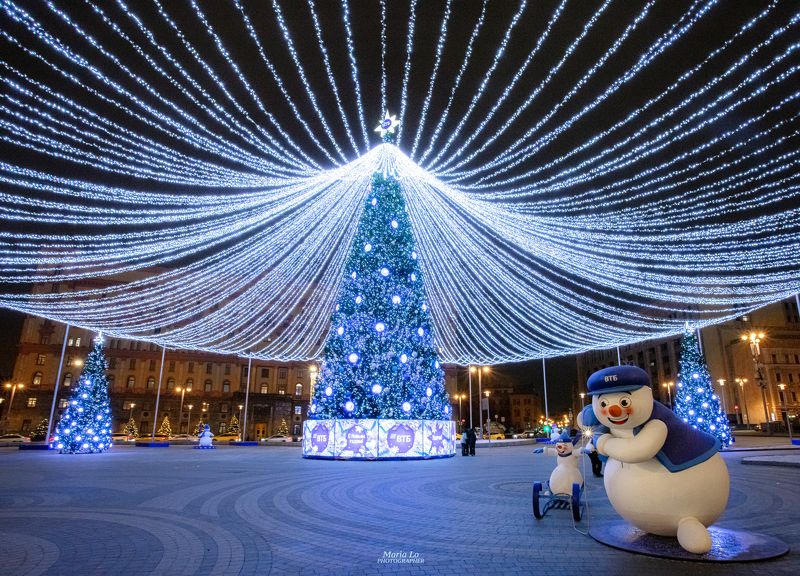 москва огнибольшогогорода зимняясказка сказкавгороде рождество зима  фото превью