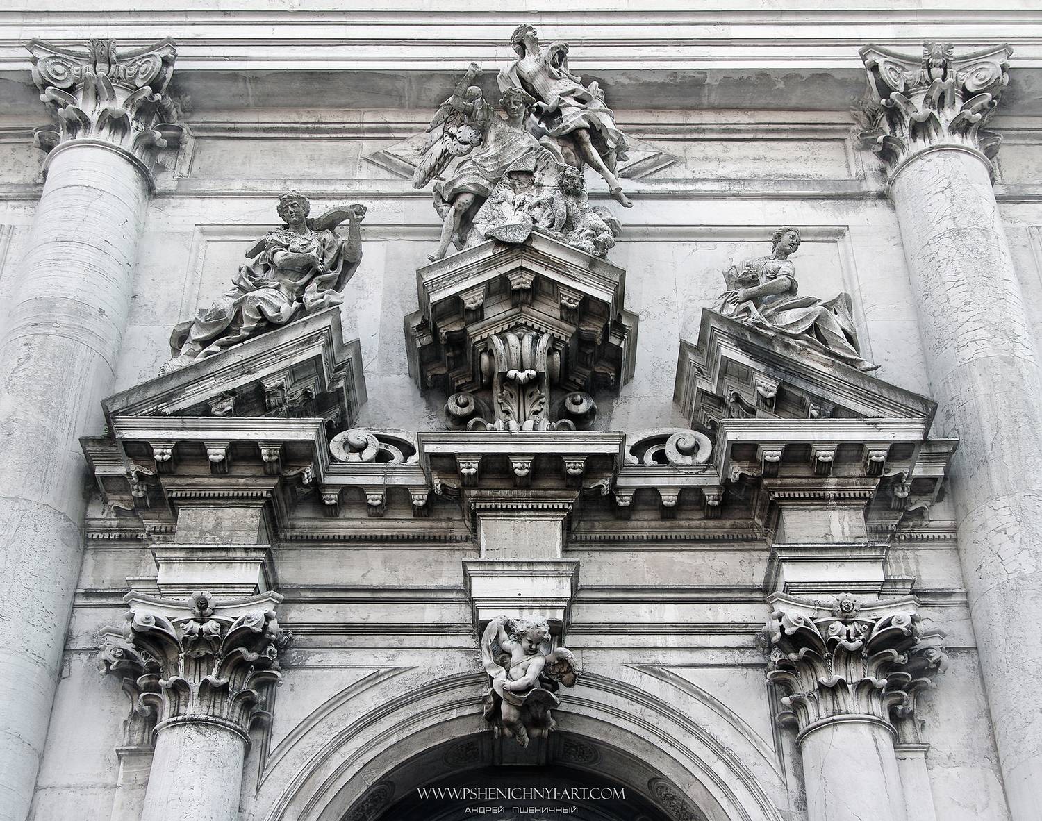 венеция, италия, архитектура, скульптура, церковь, фасад, фронтон, история, культура, сан-стае, Пшеничный Андрей