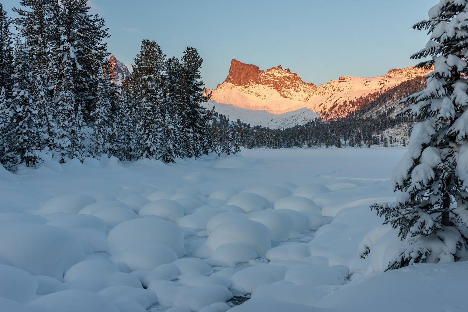 ергаки январь, Беляев Юрий
