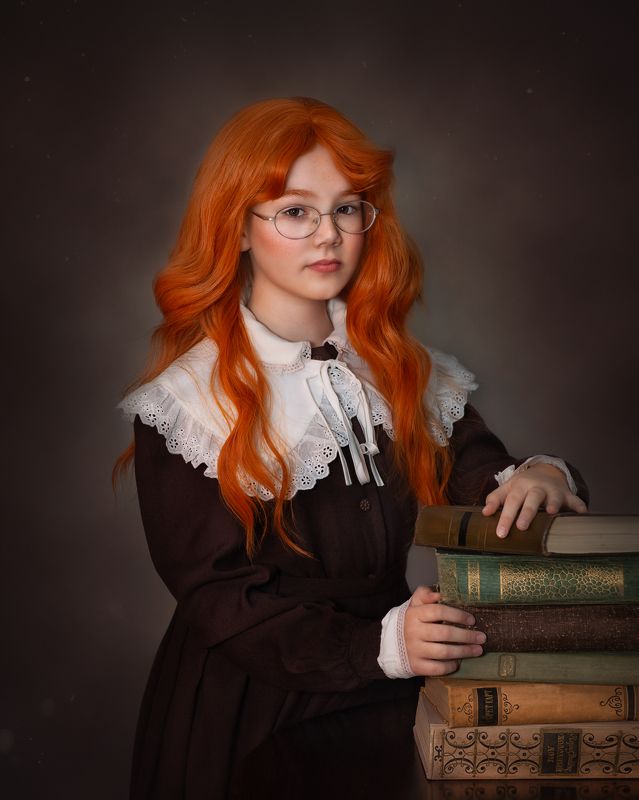 фотограф юлия дюдина, фотограф нижний новгород, арт фотограф,  волшебная фотосессия, детская фотосессия, фотосессия к школе, фотосессия с книгами  фото превью
